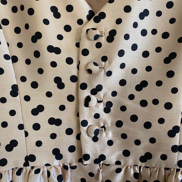 Modcloth Pink Rosé Bubbly Polka Dot Dress - Picture 3 of 5